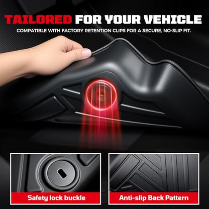 Custom Fit Floor Mats for Ford Bronco 4 (3 Count)