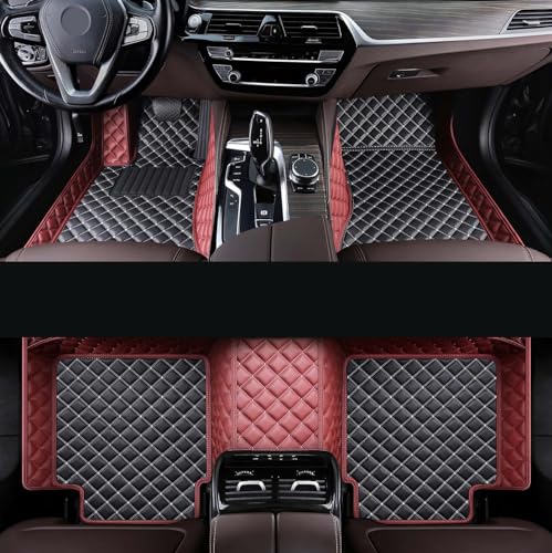Car Floor Mat Fit 99% Sedans Sports Cars Luxury Custom Car Mats for SUV Women Leather Automotive Floor Mats All Weather Car Mats Diamond Floor Mats for Trucks