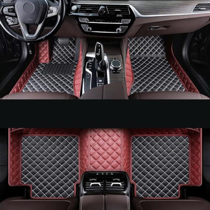 Car Floor Mat Fit 99% Sedans Sports Cars Luxury Custom Car Mats for SUV Women Leather Automotive Floor Mats All Weather Car Mats Diamond Floor Mats for Trucks