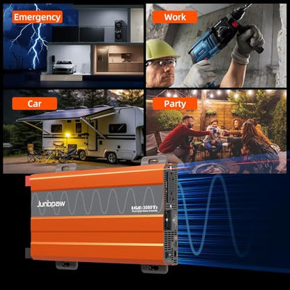 3080W Pure Sine Wave Power Inverter 24V to 110