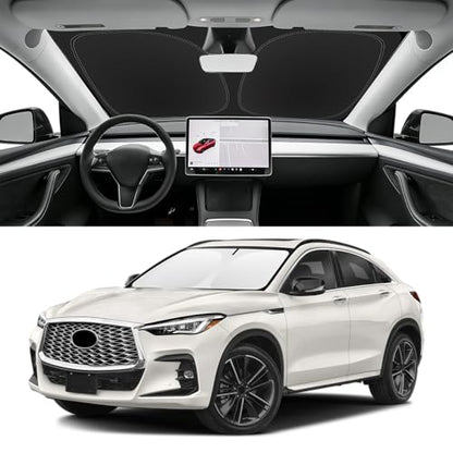 Custom Fit Windshield Sun Shade for Infiniti QX55 2022