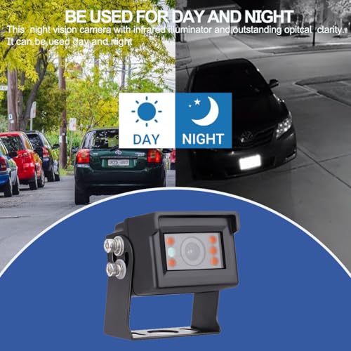 7" 1080P AHD Wired Reverse Rear View Backup Two