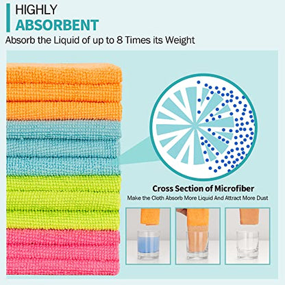 Microfiber Cleaning Cloth (12 Count)