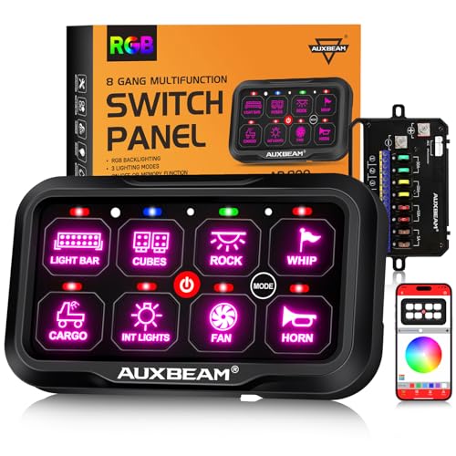 8 Gang Switch Panel Bluetooth RGB AR