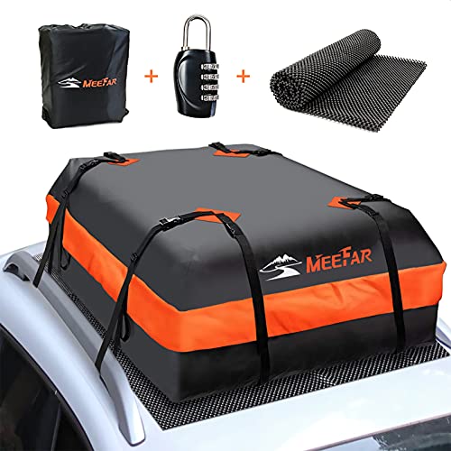 Car Roof Bag Rooftop Cargo Carrier Bag Waterproof 15 Cubic Feet roof Cargo
