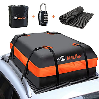 Car Roof Bag Rooftop Cargo Carrier Bag Waterproof 15 Cubic Feet roof Cargo