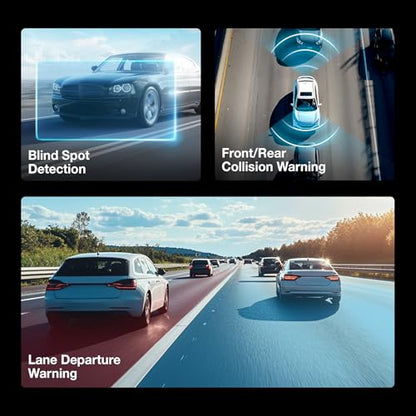 Type S T200 AI Driver Assistance Dash Cam Powered by ADAS