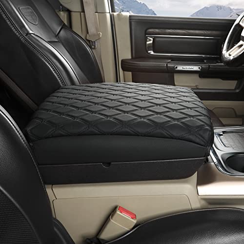 Center Console Cover Armrest Cover Cushion Fits Dodge RAM 1500 2500 3500 2009 2010 2011 2012 2013 2014 2015 2016 2017 2018