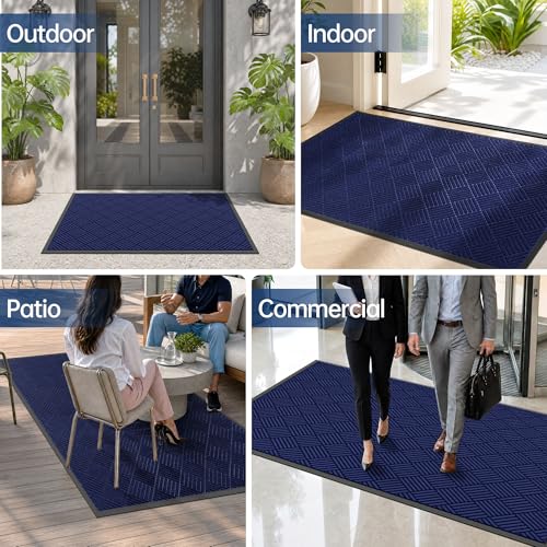 Durable Indoor Outdoor Door Mat (15.004 Sq Ft)