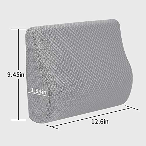 Memory Foam Lumbar Support Pillow for Car