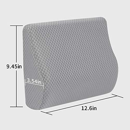 Memory Foam Lumbar Support Pillow for Car