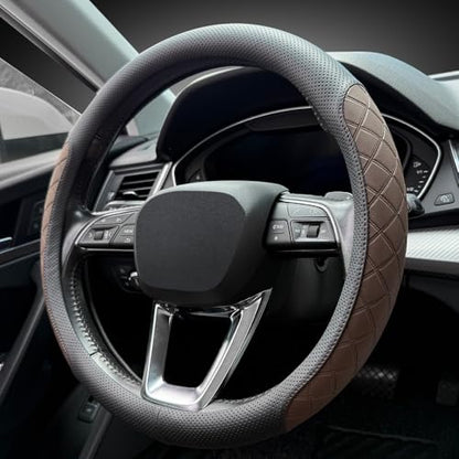 Nappa Leather Steering Wheel Cover