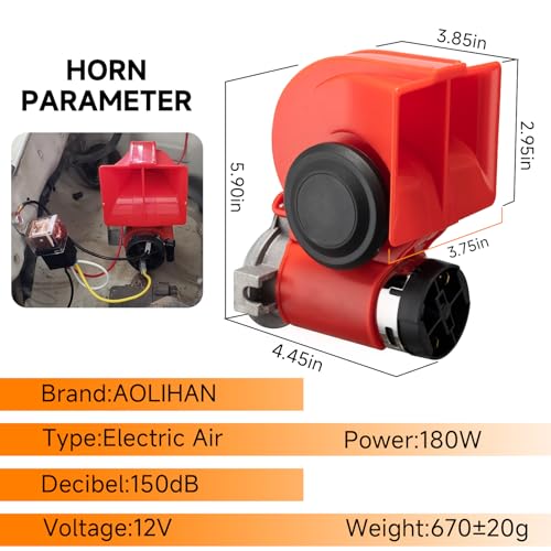 Train Horns kit for trucks Air Horn for Motorcycle Car Horn Super Loud