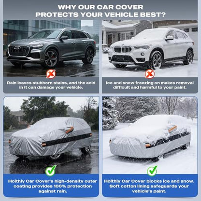 10 Layers SUV Car Cover Custom Fit for Chevrolet Chevy Blazer