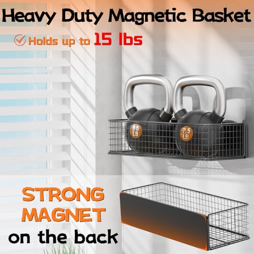 Magnetic Baskets Fridge Organizers (2 Count)