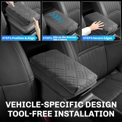 for 2027 Kia Seltos Armrest Cover Pad [Gas Only