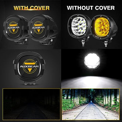 P4 Series 4" Protective Light Covers for Round LED Pods