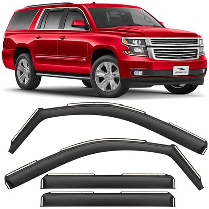 in Channel Extra Durable Rain Guards for Chevrolet