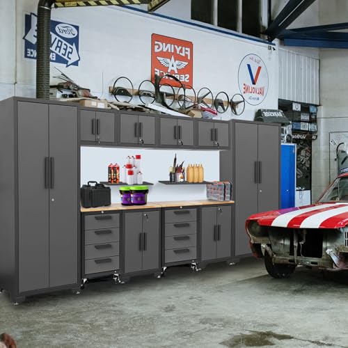12 Piece Garage Storage Cabinet System