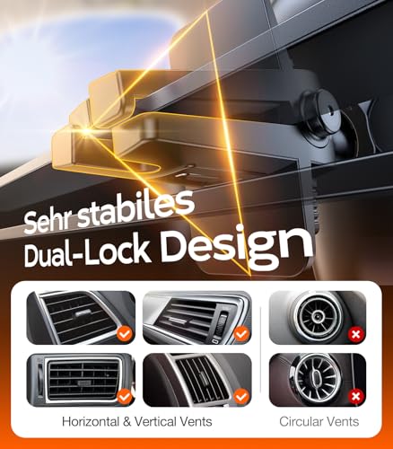 Ultra Durable Phone Holders for Your Car【96+LBS Strongest Suction】 Car Phone Holder Mount