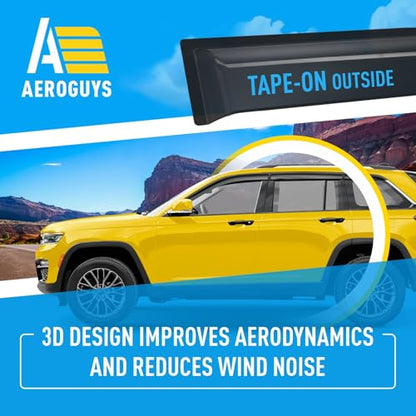 Extra Durable Window Deflectors Tape (6 Count)