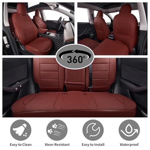 Model Y Seat Covers Custom Fit for Tesla Model Y Long Range