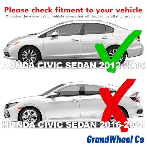 Window Deflectors Smoke Tinted in (4 Count)