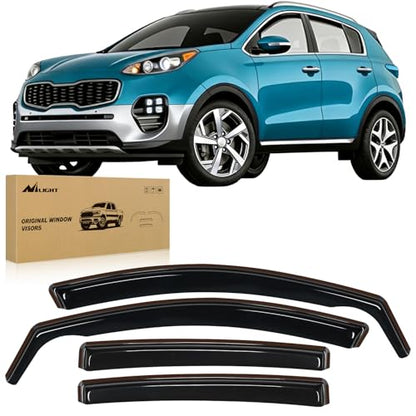 in Channel Rain Guards for Kia Sportage 2017 (4 Count)