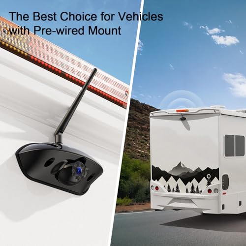 1080P 10" Wireless RV Backup Camera System for Furrion Pre