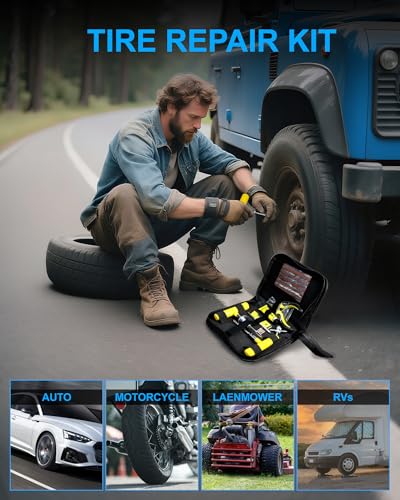 Tire Repair Kit with Plugs