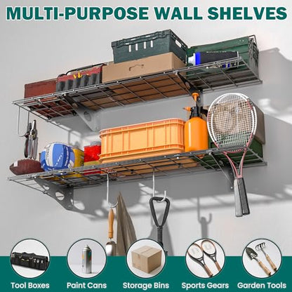 Garage Wall Shelves (2 Count)