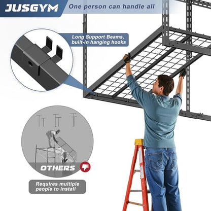 4X6FT Overhead Garage Storage Rack