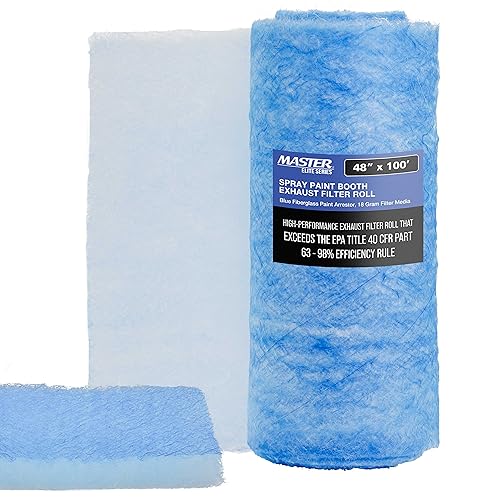 Elite Paint Spray Booth Exhaust Filter Roll 48" x 100'