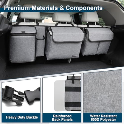 Deluxe Trunk and Backseat Organizer for Medium or Large Size SUVs & RVs