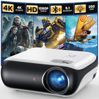 Native 1080P Outdoor Smart Projector