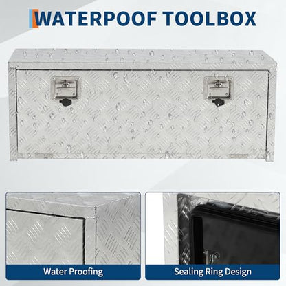 36 Inch Heavy Duty Aluminum Tool Underbody Box