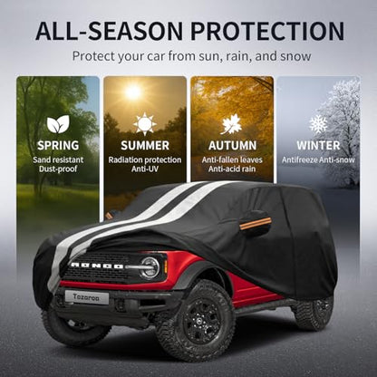 Multi Layer Car Cover Custom Fit for Ford Bronco 4 Door