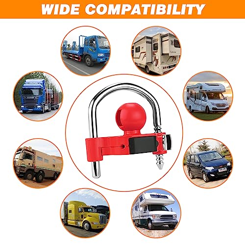 1 Pack Universal Hitch Lock with Combination Lock