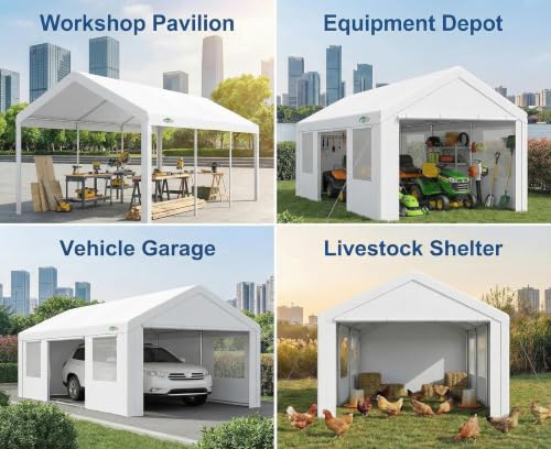 Carport Canopy 12x20 Heavy Duty Portable Garage