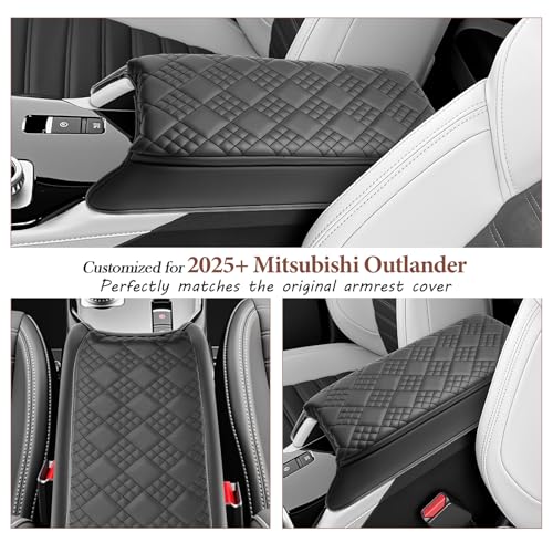 for 2025 2026 Mitsubishi Outlander Center Console Cover for 2025 2026 Mitsubishi Outlander Armrest Cover Mitsubishi Outlander 2025 2026 Accessories Console Cushion 2025+ Outlander Seat Box Cover