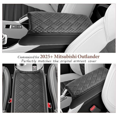 for 2025 2026 Mitsubishi Outlander Center Console Cover for 2025 2026 Mitsubishi Outlander Armrest Cover Mitsubishi Outlander 2025 2026 Accessories Console Cushion 2025+ Outlander Seat Box Cover