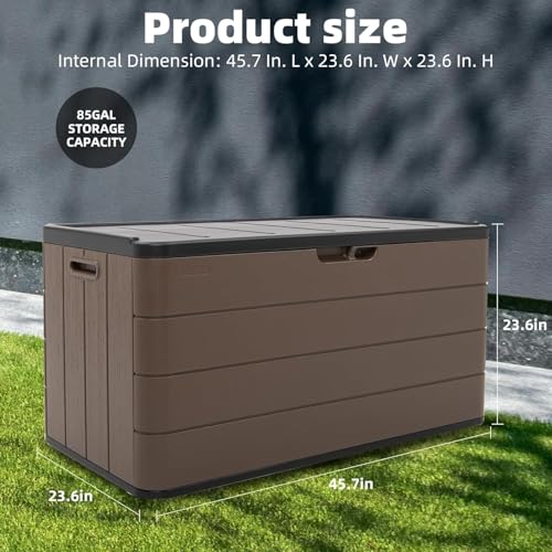 110 Gallon Pro Resin Deck Box