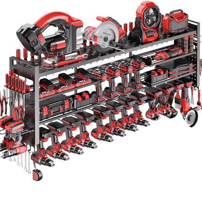 49.8" Power Tool Organizer Wall Mount