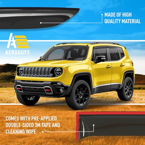 Extra Durable Window Deflectors Tape (4 Count)