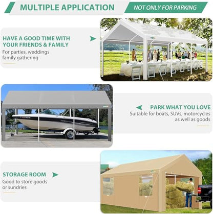 Carport 10x20ft Heavy Duty Portable Garage