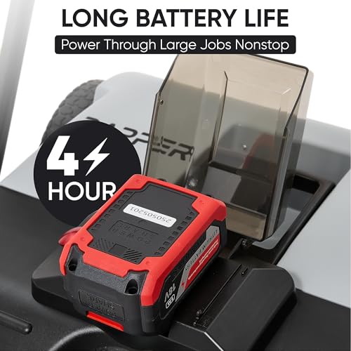 Battery Powered Artificial Grass & Hard Surface Sweeper