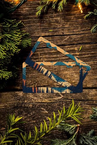 Mountains Forest License Plate Frames