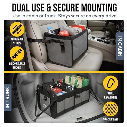 Modular 5 Section Trunk Organizer XL