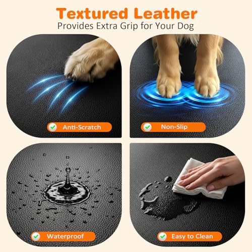 PU Leather Hard Bottom Dog Car Seat Cover
