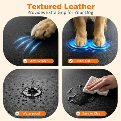 PU Leather Hard Bottom Dog Seat Cover for Full